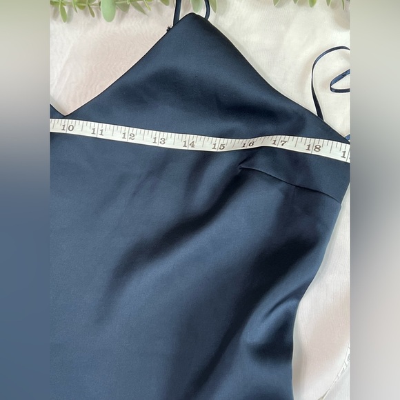 Cushnie For Target Blue/Green Colorblock Pleated Midi Dress Size 14 - Picture 9 of 12